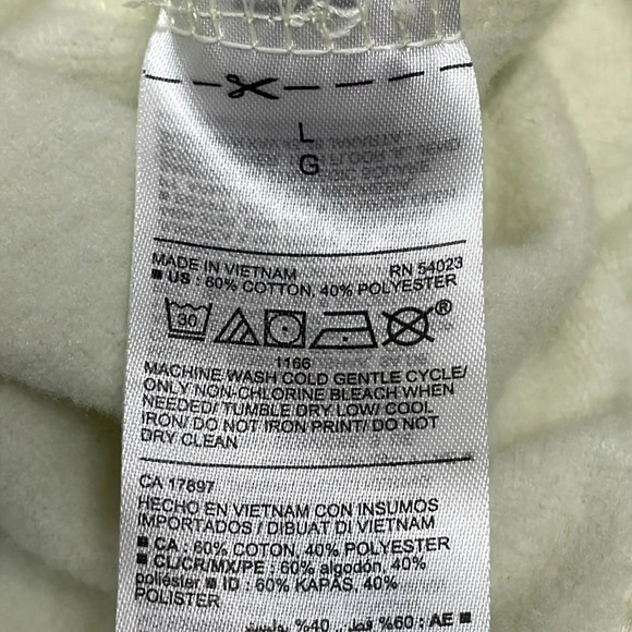 Old Navy “Choose Happy” Yellow Cropped Crewneck Sweatshirt L - Picture 12 of 16